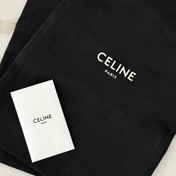 Celine Tan Triomphe Mule Sandals with Gold Details EU 39 - Picture 7 of 8